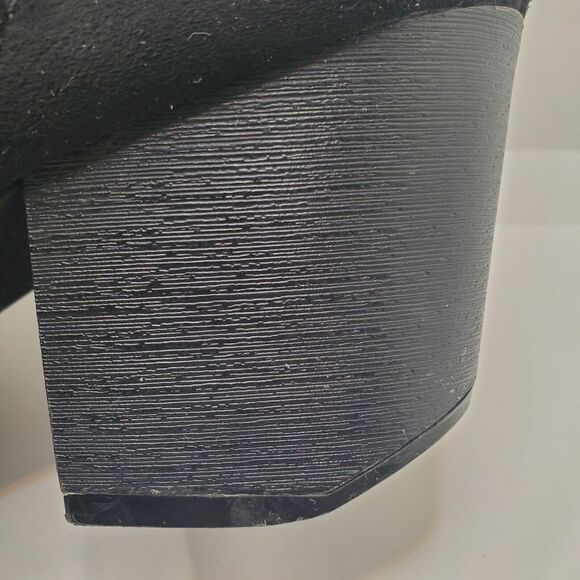 J. Adams Tess Women’s Black Ankle Boots Size 10 Small Scuff On Toe - Picture 6 of 10